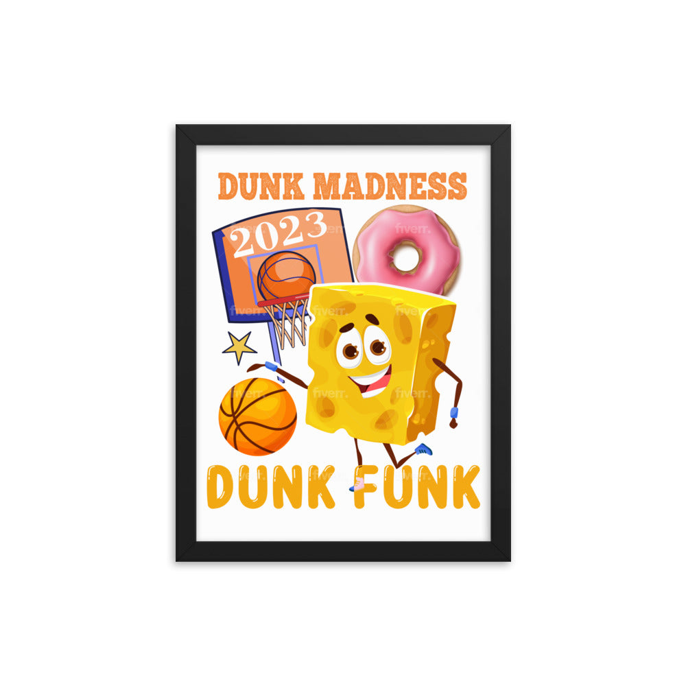 Dunk Madness Framed poster