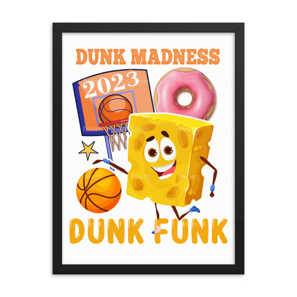 Dunk Madness Framed poster