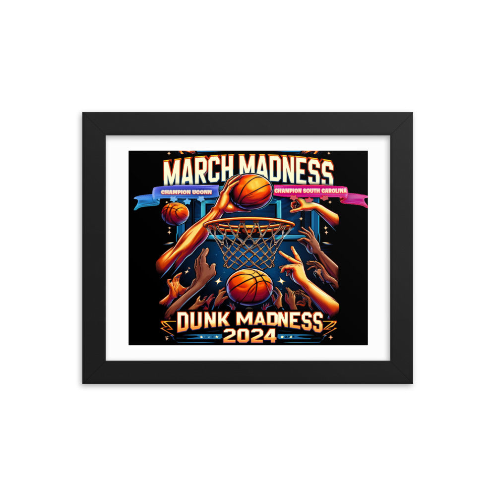 Merch Madness Dunk Madness Funk Madness Basketball Game Framed photo paper poster