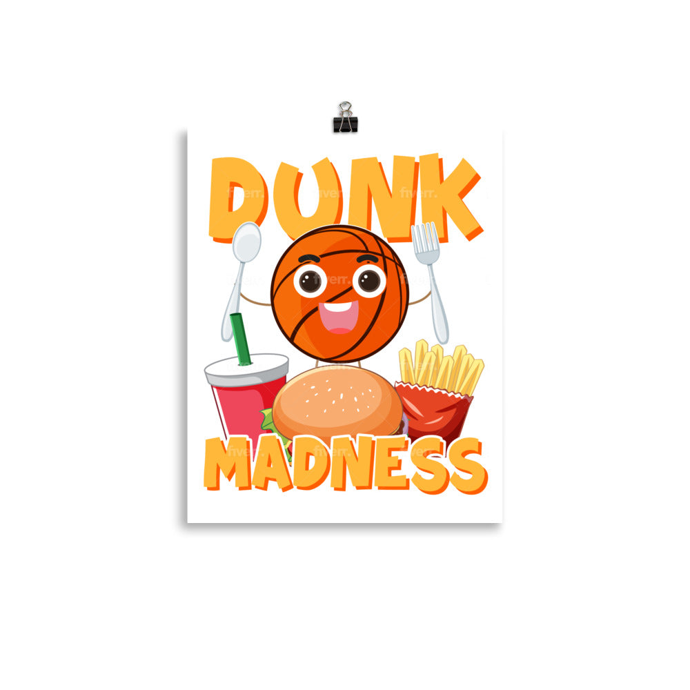 Dunk Madness Photo paper poster