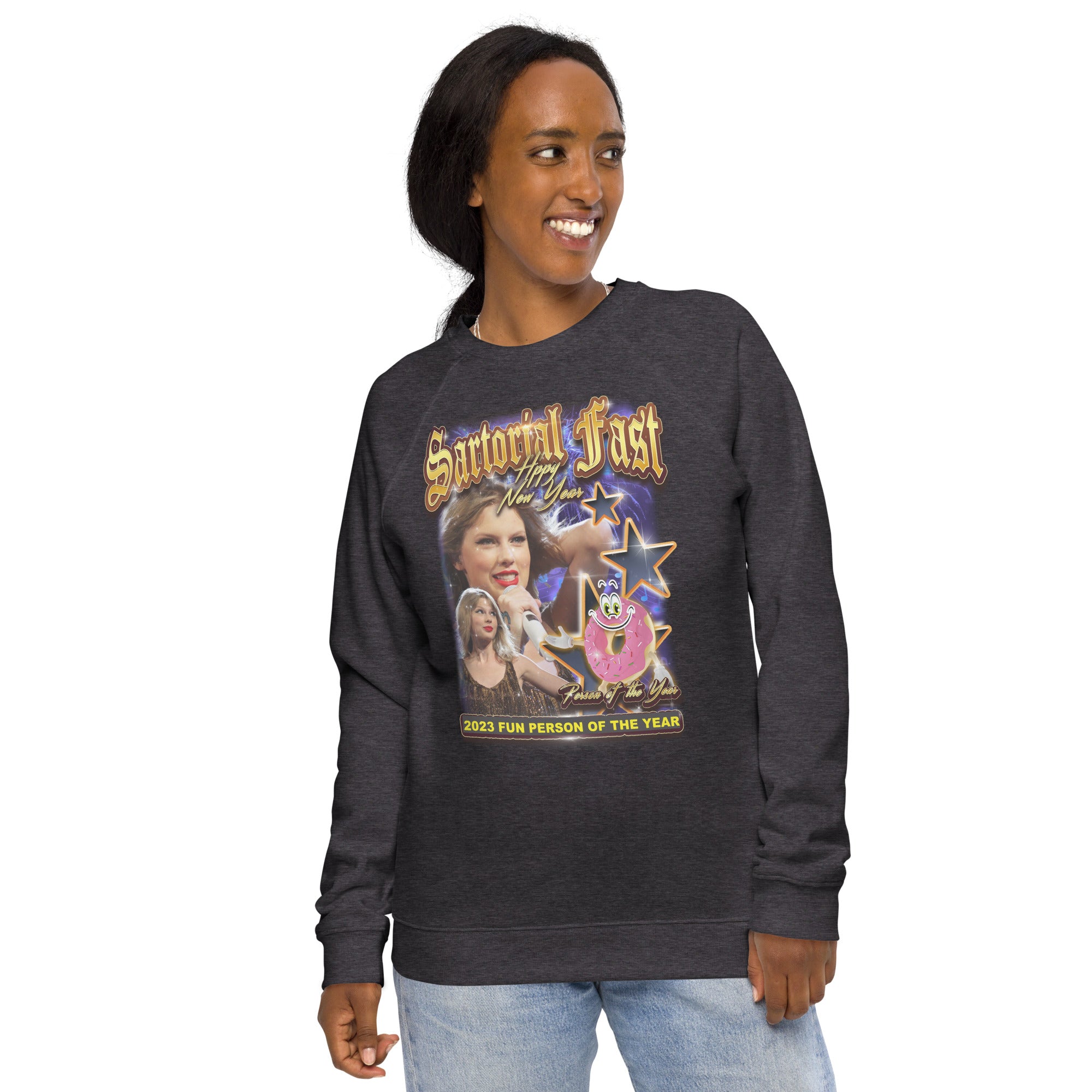 2023 Fun Person Of The Year Women's organic raglan sweatshirt