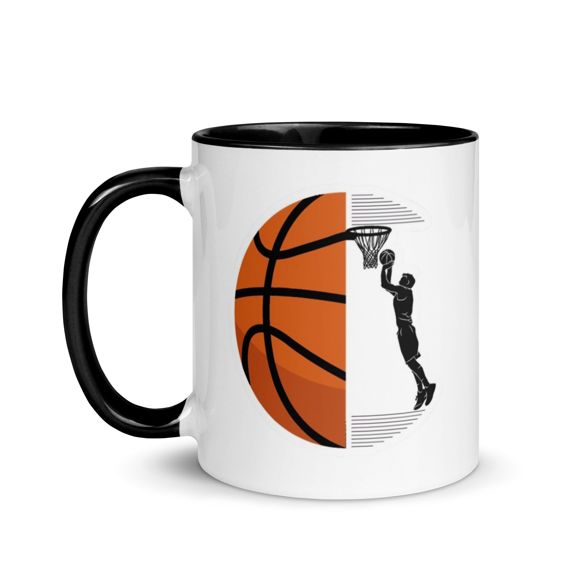 Basketball Pocket Mug with Color Inside