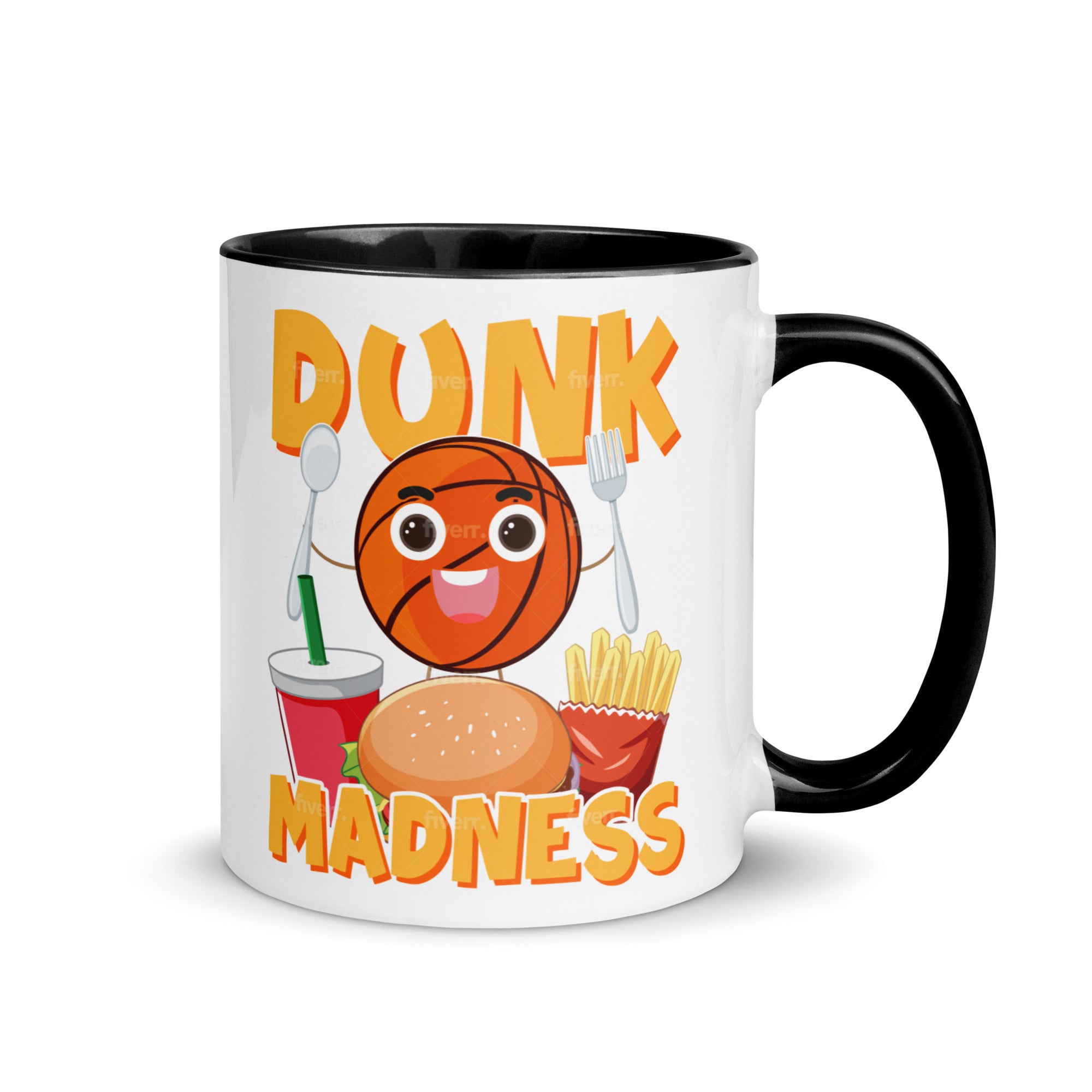 Dunk Madness Mug with Color Inside