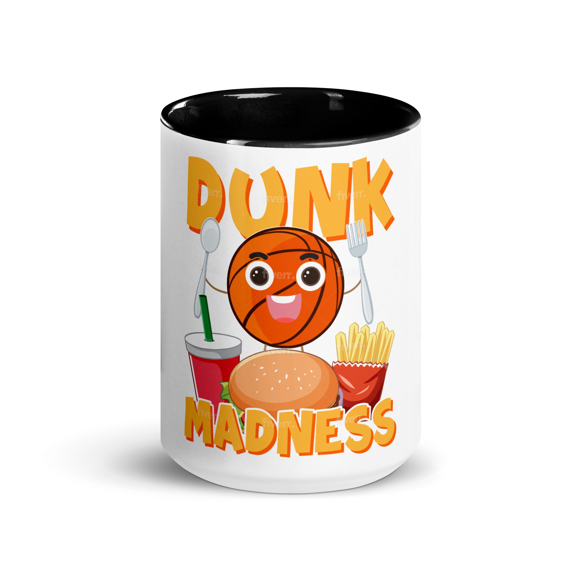 Dunk Madness Mug with Color Inside